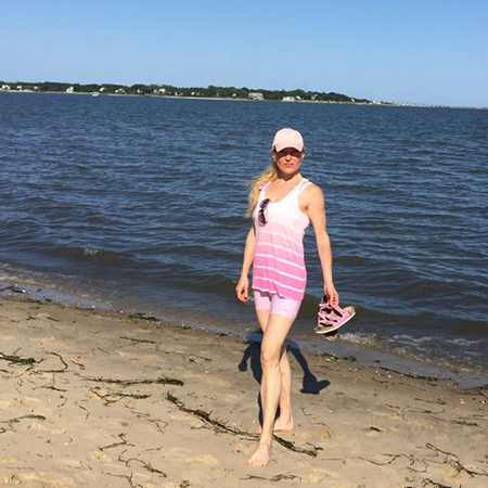 Edina Kinga Agoston at Tiana Shores Bay in the Hamptons Long Island New York
