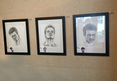 Edina Kinga Agoston Pencil Portrait Artist at Water Mill Museum