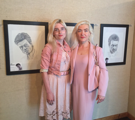 Edina Kinga Agoston Pencil Portrait Artist at Water Mill Museum