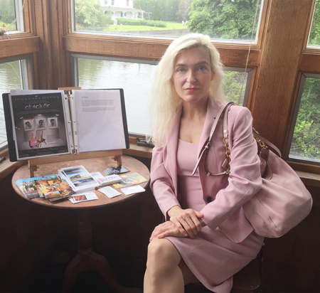 Edina Kinga Agoston Pencil Portrait Artist at Water Mill Museum